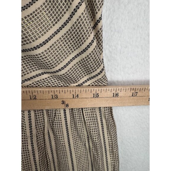 Love The Label Sam Coba‎ striped crochet tiered midi Dress sz S - Picture 7 of 9